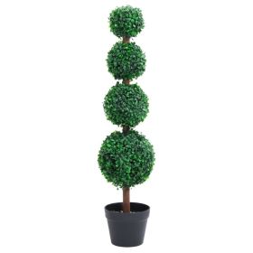 Fake Plant Mixed Green Polyethylene, solid eucalyptus wood Medium