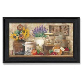 Trendy Decor 4U "Antique Kitchen" Framed Wall Art, Modern Home Decor Framed Print for Living Room, Bedroom & Farmhouse Wall Decoration by Ed Warg