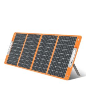 100W 18V Portable Solar Panel;  Flashfish Foldable Solar Charger With  5V USB 18V DC Output Type-C Output Compatible With Portable Generator;  Sm (Option: 100W)