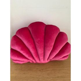 Simulation Shell Pillow Cushion Doll Nap Pillow (Option: Rose Red-L)
