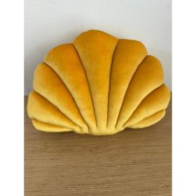 Simulation Shell Pillow Cushion Doll Nap Pillow (Option: Yellow-S)