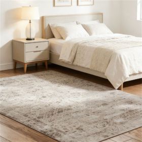 Room carpet, suitable for living room, bedroom, dining room, office, floor carpet, light brown mixed (Color: Mixed-Brown)