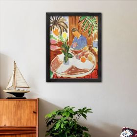 Framed Canvas Wall ArtOil Paintings Impressionism Aesthetic Prints Canvas Paintings for Living Room Bedroom Office Home (wood: 8*10)