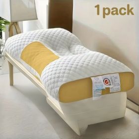 YBZ 3D Knitted Cotton Massage Pillow 1pack (Option: Yellow)